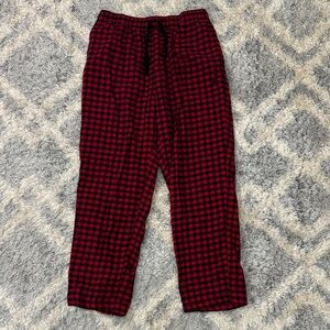 Nautica Red and Black Plaid Men's Pants